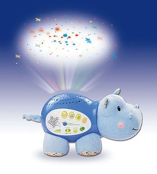 Vtech 'LIL CRITTERS SOOTHING STARLIGHT HIPPO Blue Star Projector Bedtime  Buddy